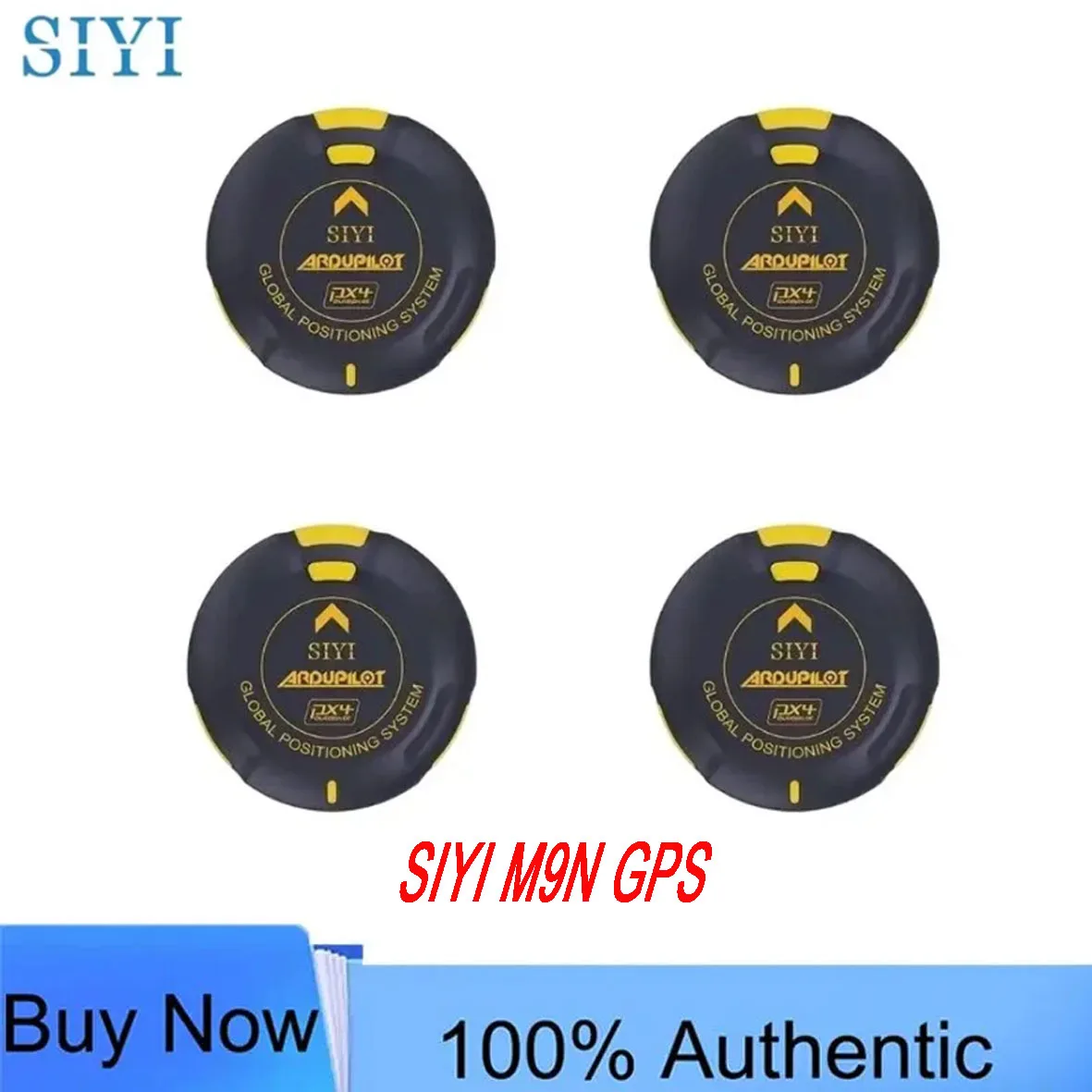 SIYI M9N GPS GNSS Module - 4-Satellite High Gain Antenna, Safety Switch, RGB Indicator for Drones, CE/FCC Certified