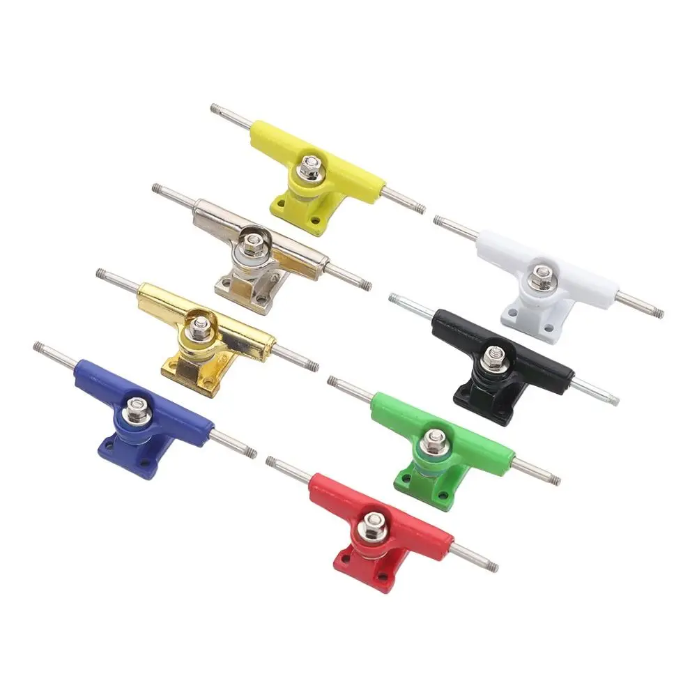 1 Paar Met Moeren Toets Truck Speelgoed Hobby Verzamelaars Truck Bouten Lager Dek Beugels Model Mini Vinger Skateboard Onderdelen