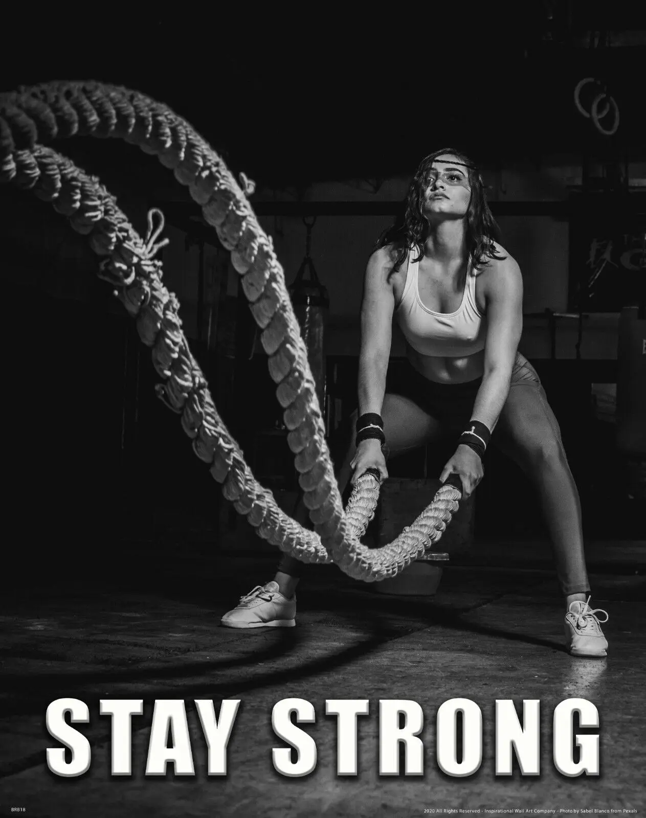 Workout Motivational Women's Fitness Gym Art Canvas Poster for Living Room Decoration Home Wall Decor Decorative Picture