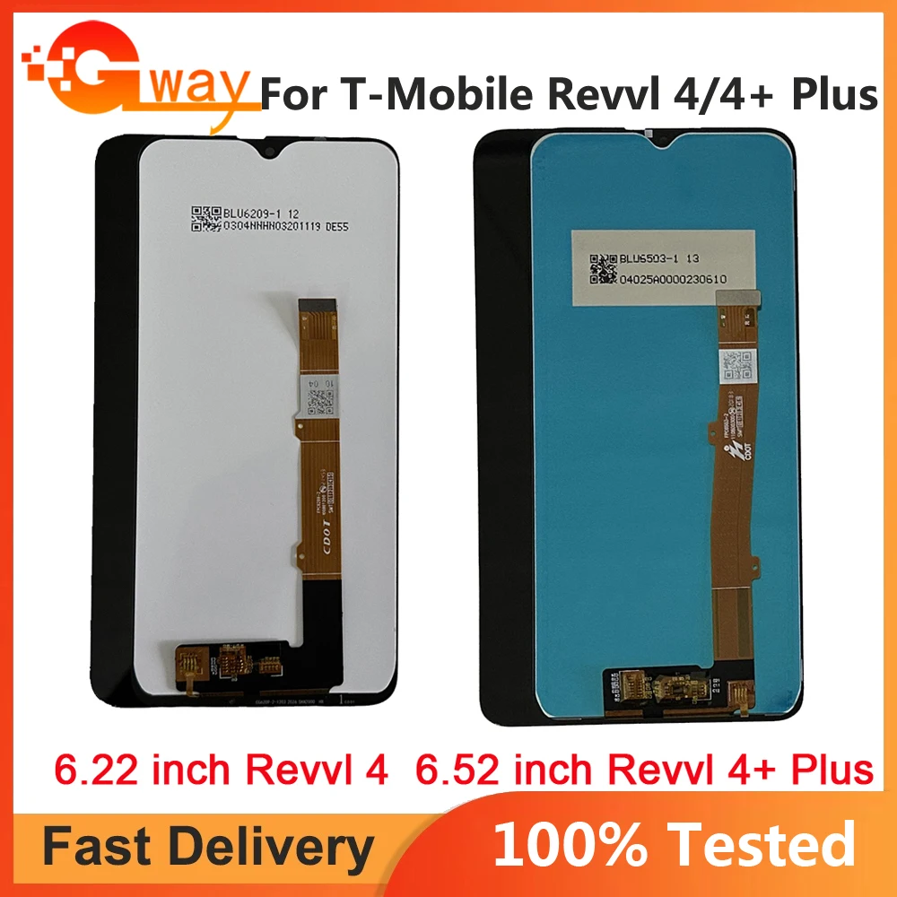 For T-Mobile REVVL 4 5007Z 5007W TMRVL4G LCD Display Screen Digitizer REVVL 4 Plu LCD T-Mobile REVVL 4+ 5062W 5062Z DISPLAY