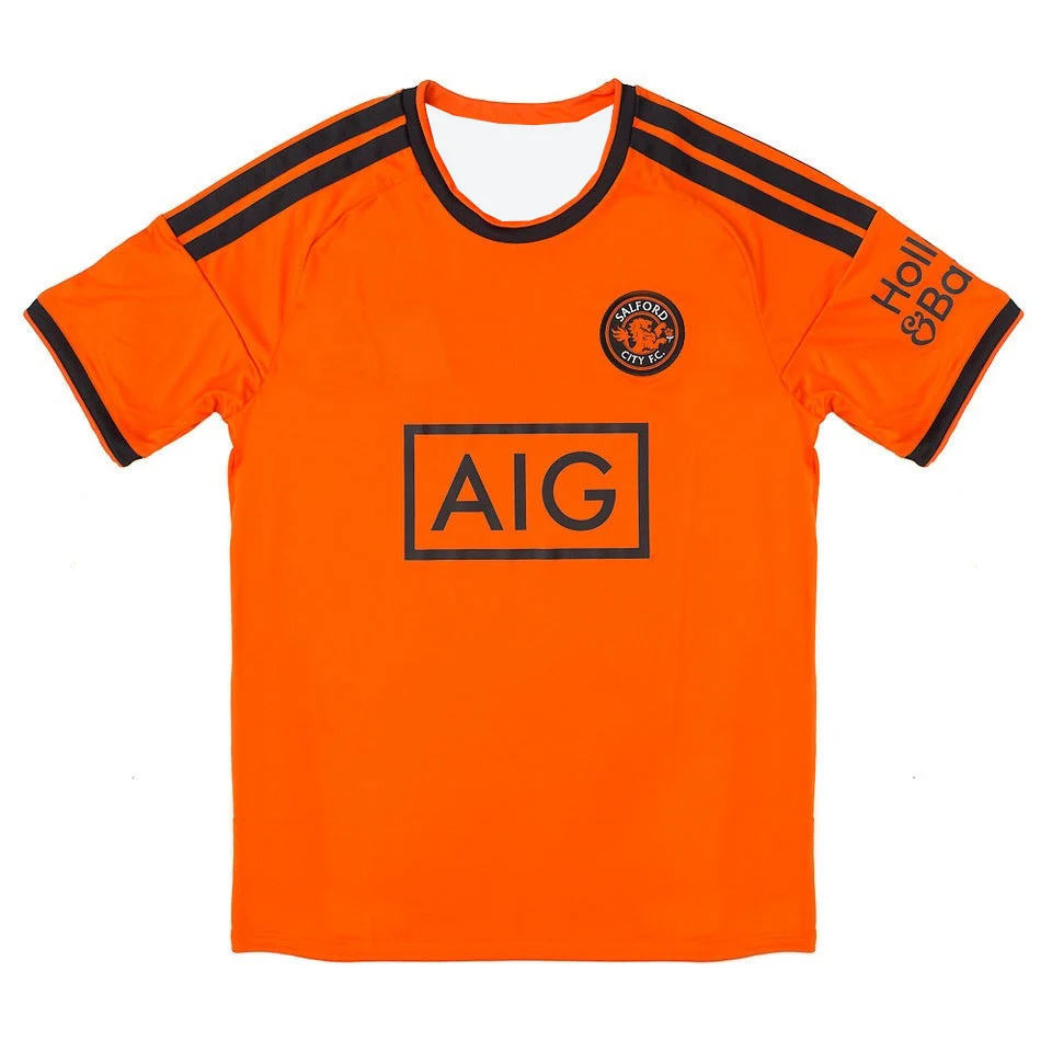 2026-27 Salford City 3D Football Jersey Men Summer Breathable Quick Drying Short Sleeved T-shirt Family Matching Clothing