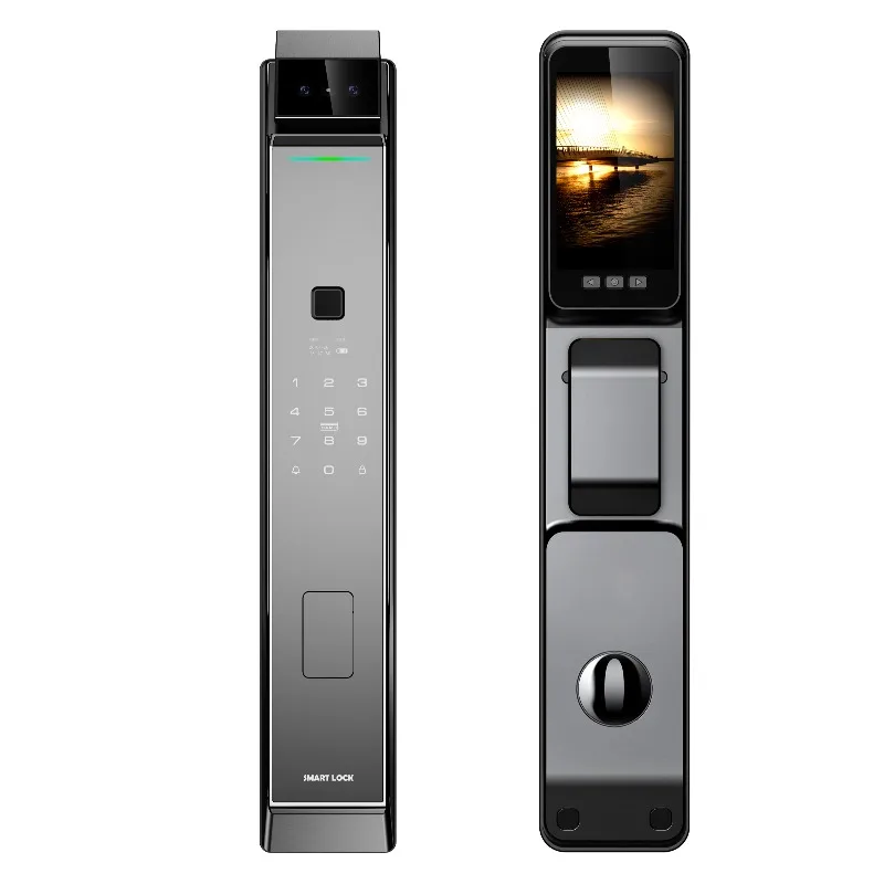 New features Hot-selling house security facial recognition fingerprint smart lock door outdoor