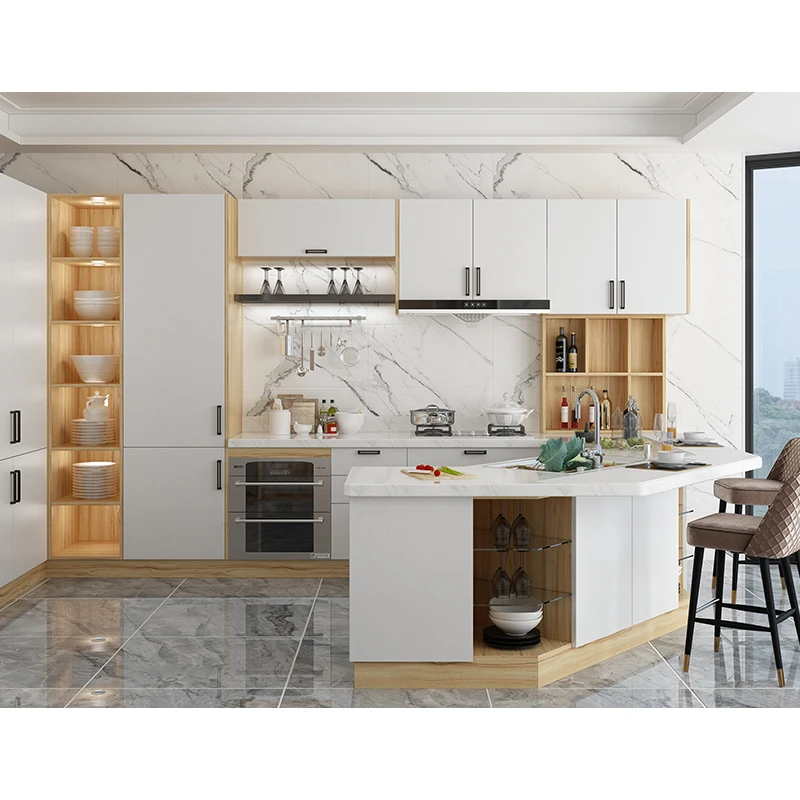 

Kejahome Classical Style Kitchen Cabinets Made In China Solid Wood Wall Cabinet Kitchen Modern Factory Direct For Wholesales