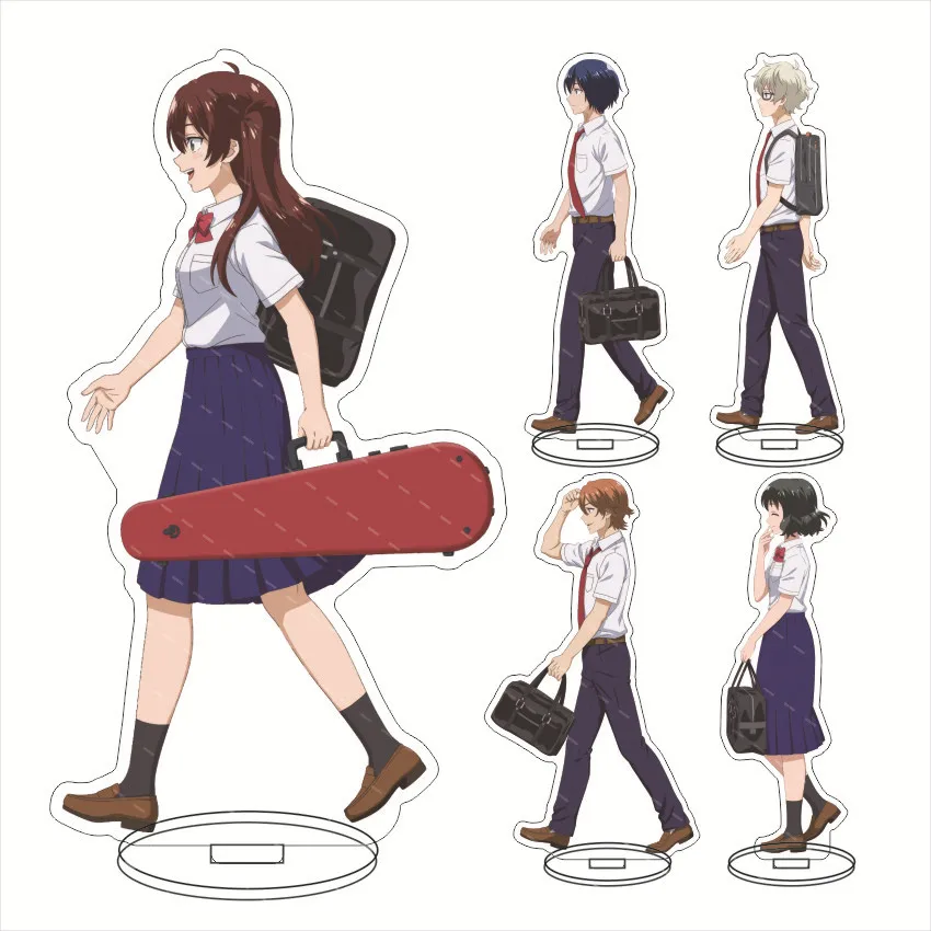 New Anime blue orchestral acrylic big stand brand Aono Kazubo vertical flower Shizuxiao Sakuraharu acrylic decoration