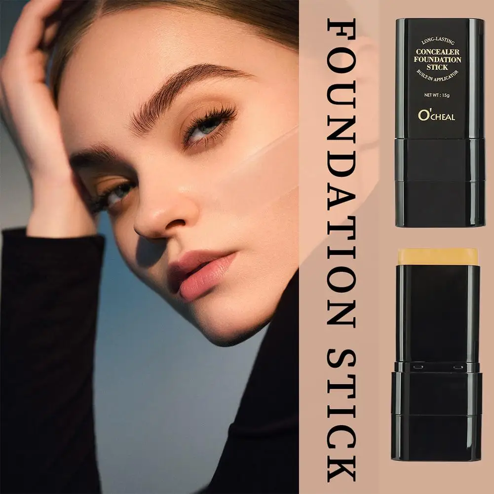 Base correctora dos en uno, crema Facial mate, cobertura, bronceador Facial, maquillaje de contorno hidratante, resistente al agua F5W4