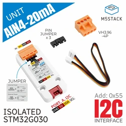 M5Stack Analog to 12C Unit 4 - 20mA Input (STM32G030)