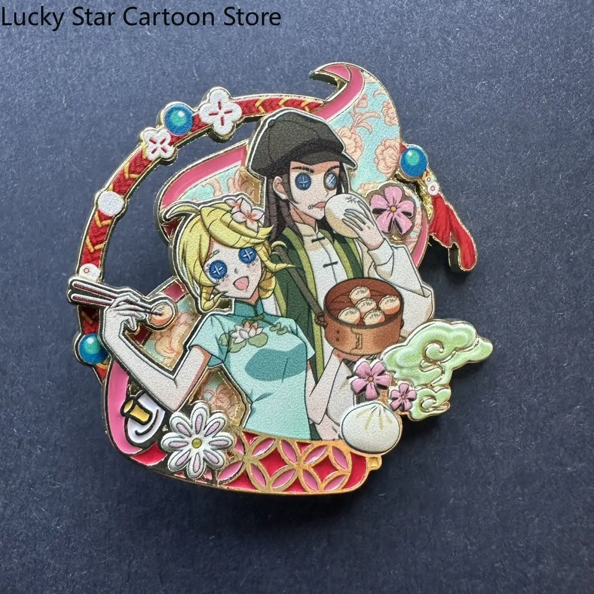 Белая гвардия и черная гвардия Identity V Jack Эмма Вудс, металлическая брошь для косплея, булавка для сумки, подвеска, коллекция, игра, подарок на Хэллоуин