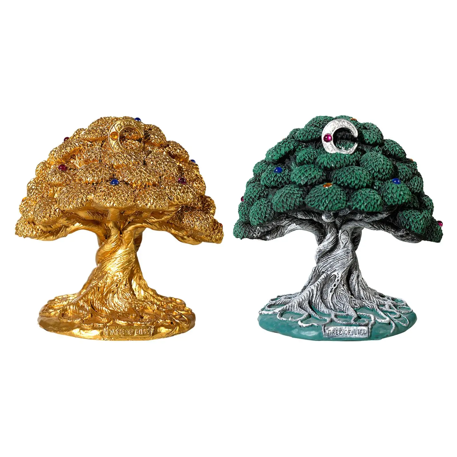 

Tree of Life Statue Modern Creative Decorative Statue Sculpture Ornament for Cabinet Shelf Entryway House Coffee Table Bookshelf