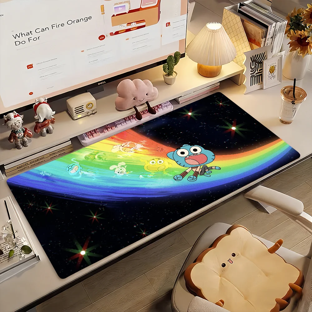 The A-Amazing World of G-Gumball Mouse Pad Computer Laptop Rubber Non-slip Mouse Mat Mousepad Gamers Decoracion Desk Mat