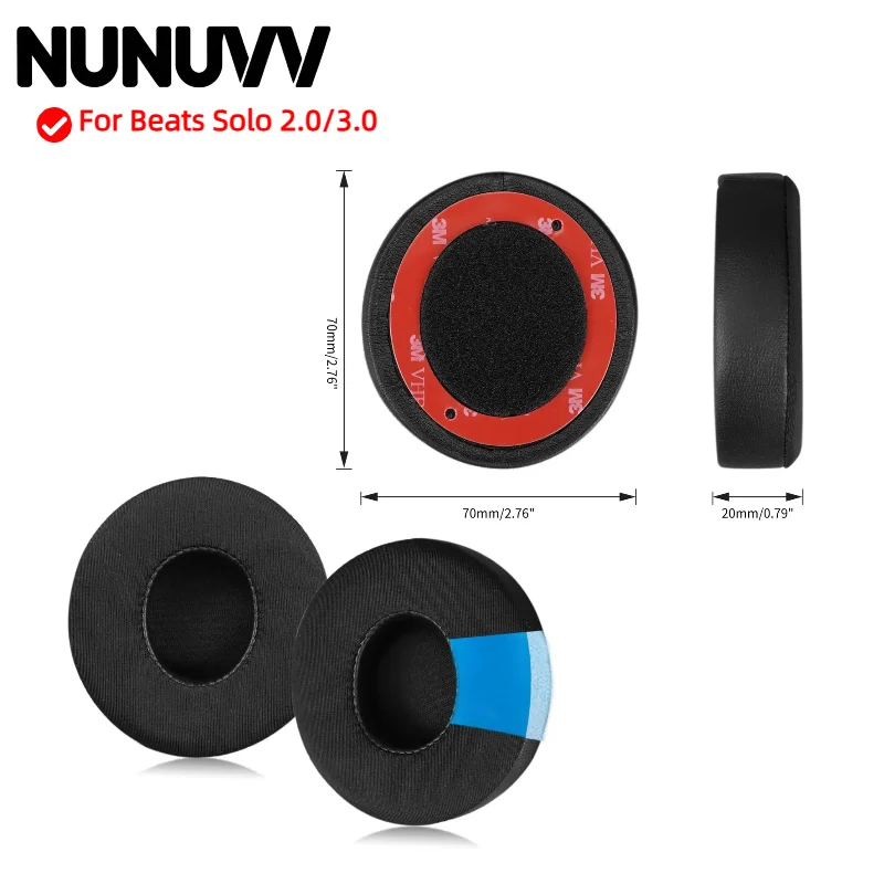 

Earphone Ear Pads For Beats Solo 2.0/3.0 Earpads Sponge Soft Foam Cushion Replacement Headphones Accessories