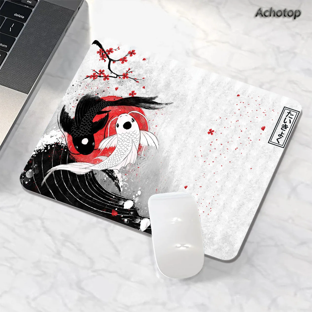 

Japanese Style Koi Small Gaming Mousepad Keyboard Gamer Mouse Pad On The Table Speed Office Desk Mat Anime Mouse Mat Carpet Rug