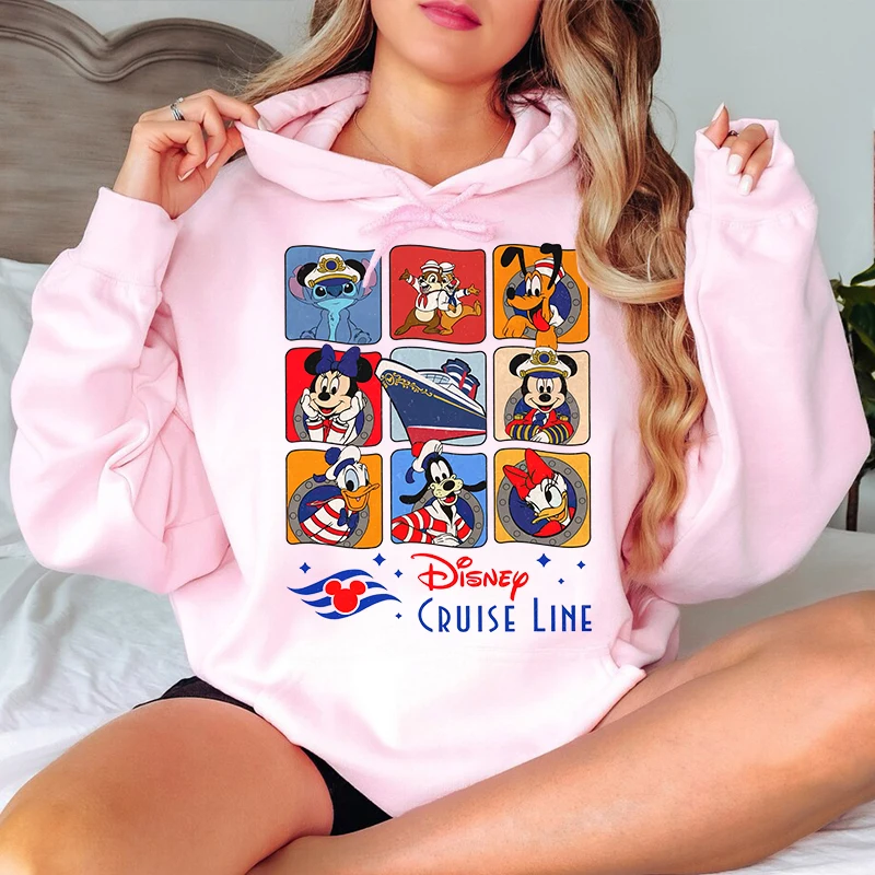 

Толстовка с Микки Маусом Диснея для женщин и девочек, детский семейный свитер с капюшоном, осень-зима, хлопковый свободный топ с длинными рукавами для мальчиков больших размеров для мужчин
