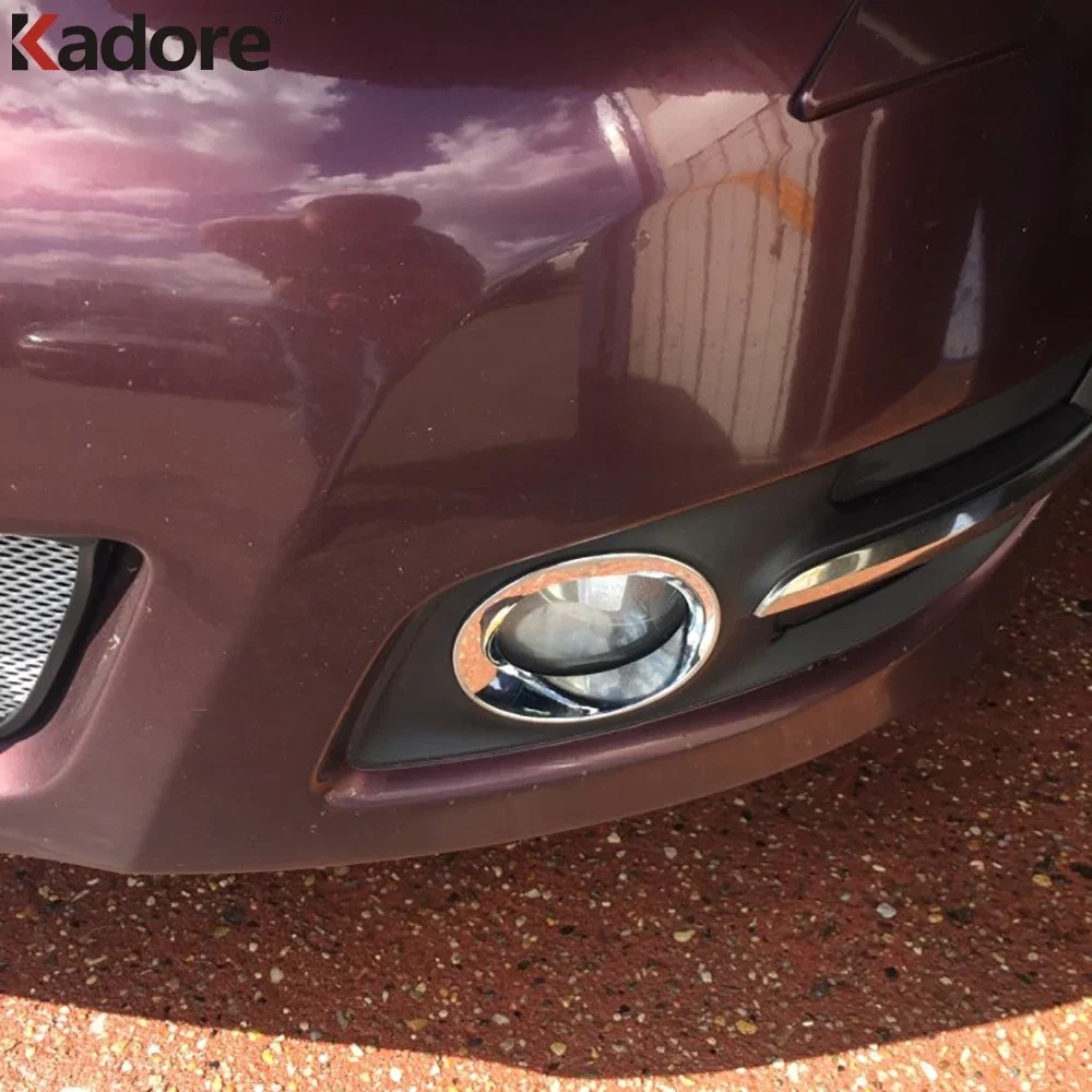 لنيسان Teana 2008 2009 2010 ABS كروم الجبهة الضباب ضوء غطاء المصباح الكسوة الجبهة فوجليت الحافة صب الزخارف اكسسوارات السيارات