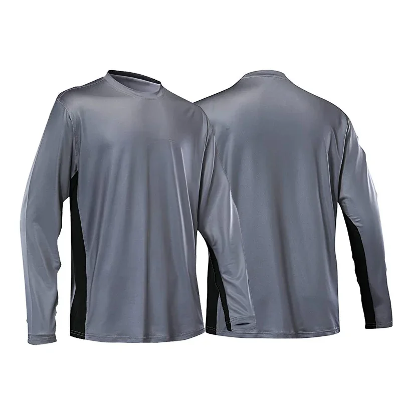 Selling  New Fishing Clothing Men's Long Sleeve Uv Protection Sweatshirt Breathable Tops Summer