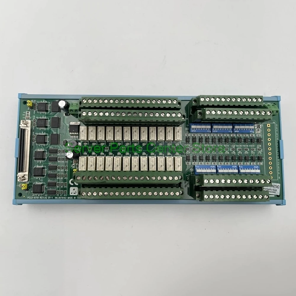 I/O Wiring Terminal Panel 24-Channel Relay And Isolated D/I Board Connector For Advantech PCLD-8761