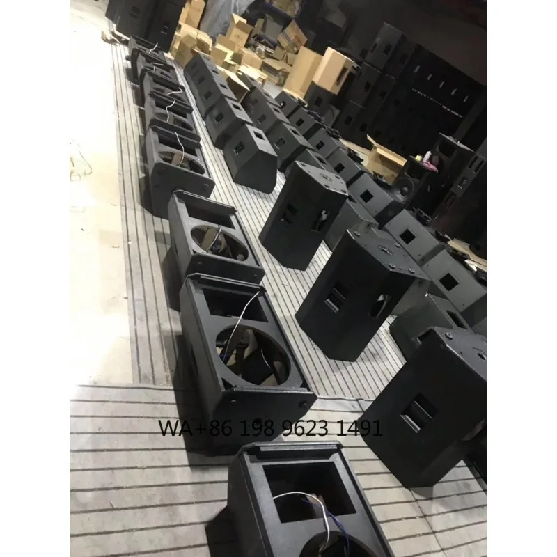 1000W Dual 15 Inch Full Range Professional PA Speaker for Stage Concert Party Wedding Outdoor Live