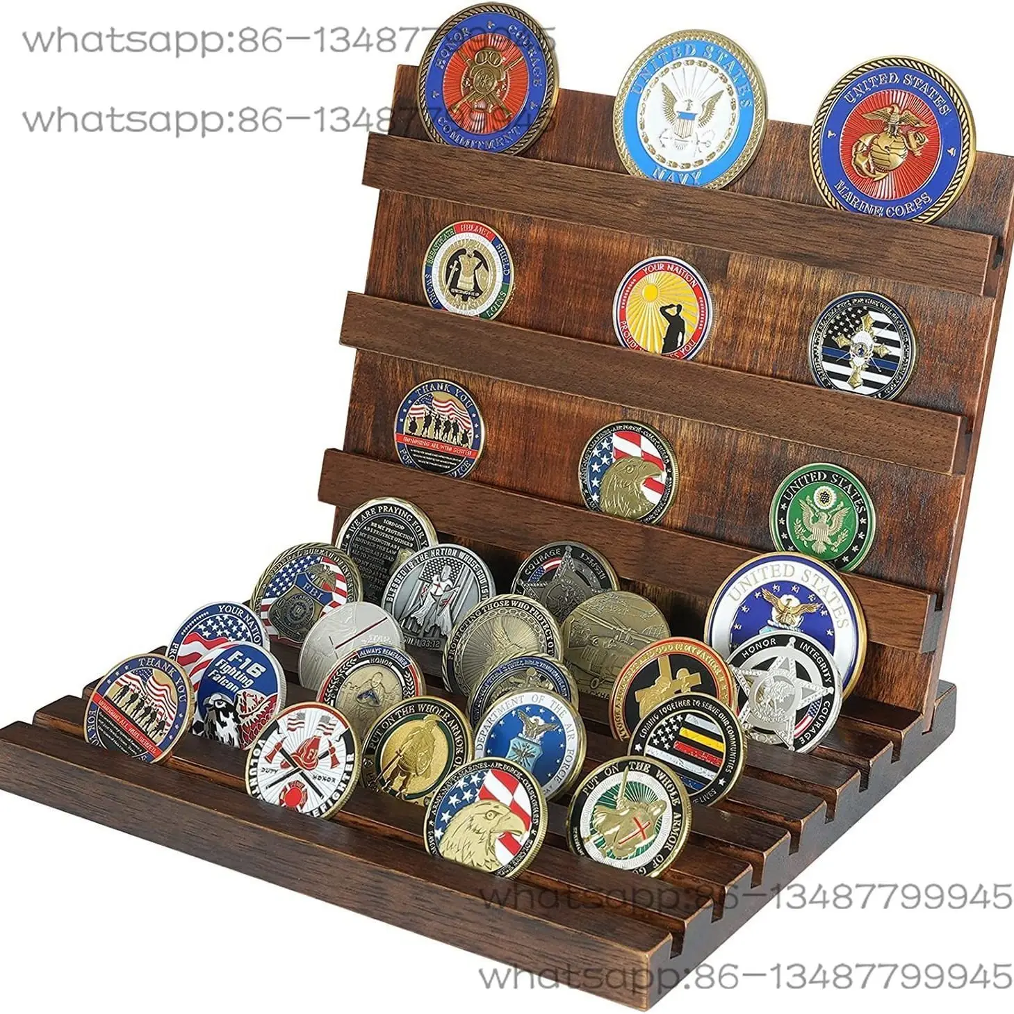 Medal Commemorative Silver Coin Display Stand Silver Coin Stand for Multiple Occasions (excluding The Products in The Picture)