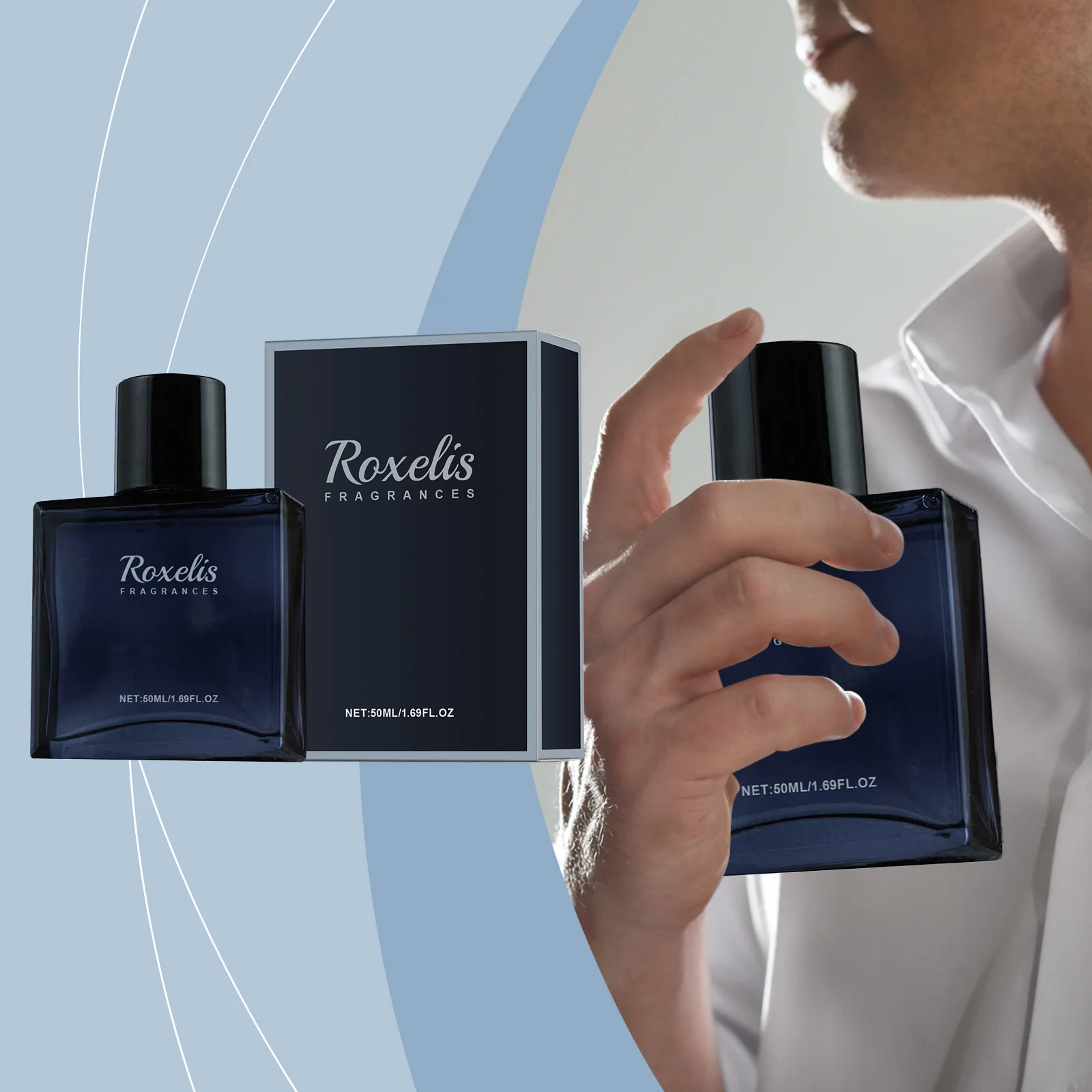 

Roxelis Charming Perfume For Men The Charm Of Men The Dating Atmosphere Confidence Boost Perfume Natural Fresh Lasting Release