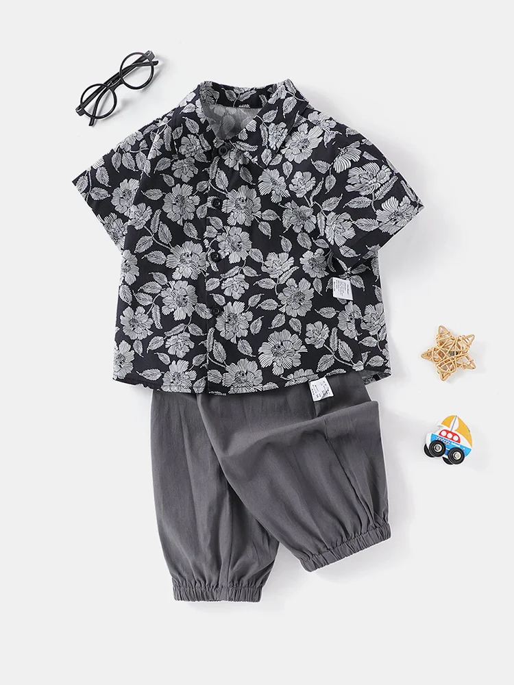 ensemble-de-vetements-pour-enfants-de-style-hongkongais-chemise-et-pantalon-a-fleurs-decontractes-pour-garcons-tenue-d'ete-en-pur-coton-mignonne-et-elegante