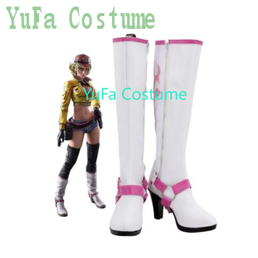 FF15 Cindy Final Fantasy 15 Cindy Aurum Cosplay Shoes Boots YuFa Costume Christmas Game Anime Halloween