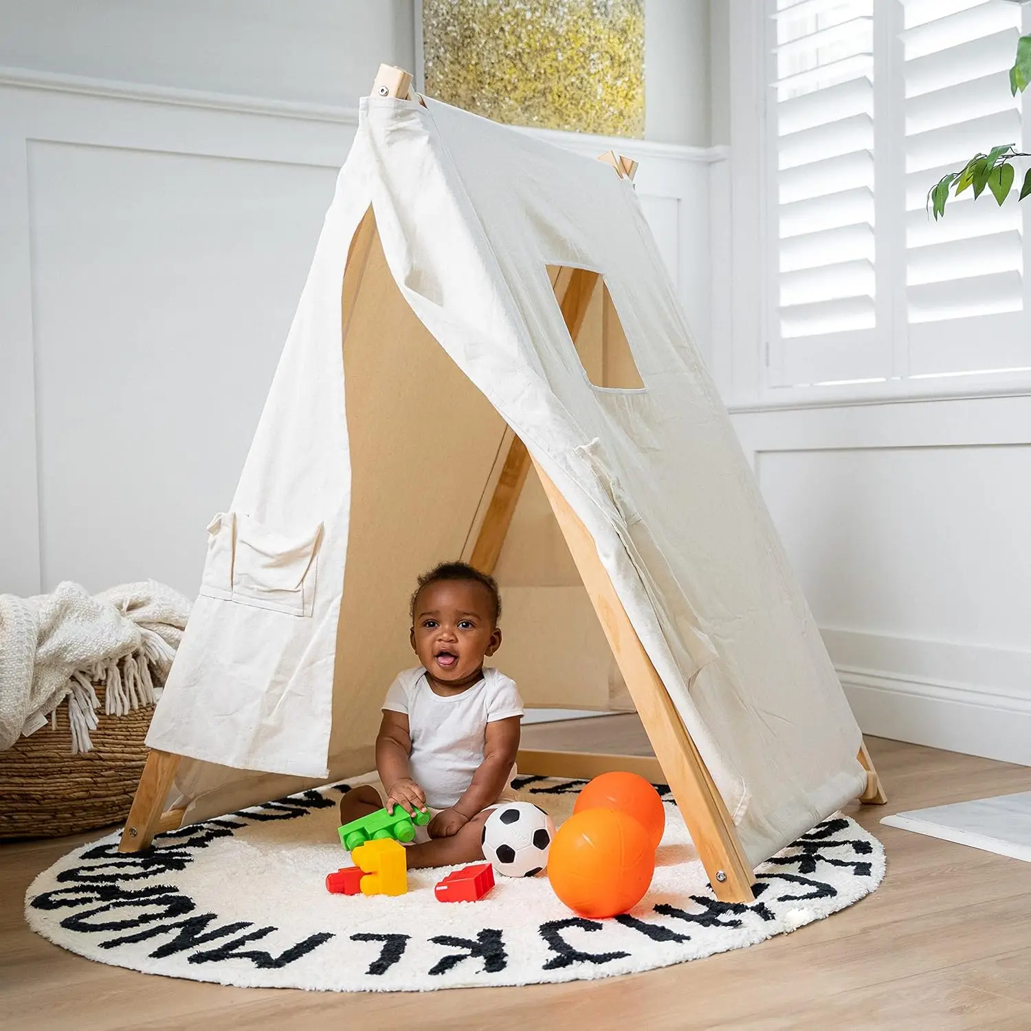 

Tent Covering for Spruce - Baby and Toddler Foldable Swing Set - Swing Set Sold Separately