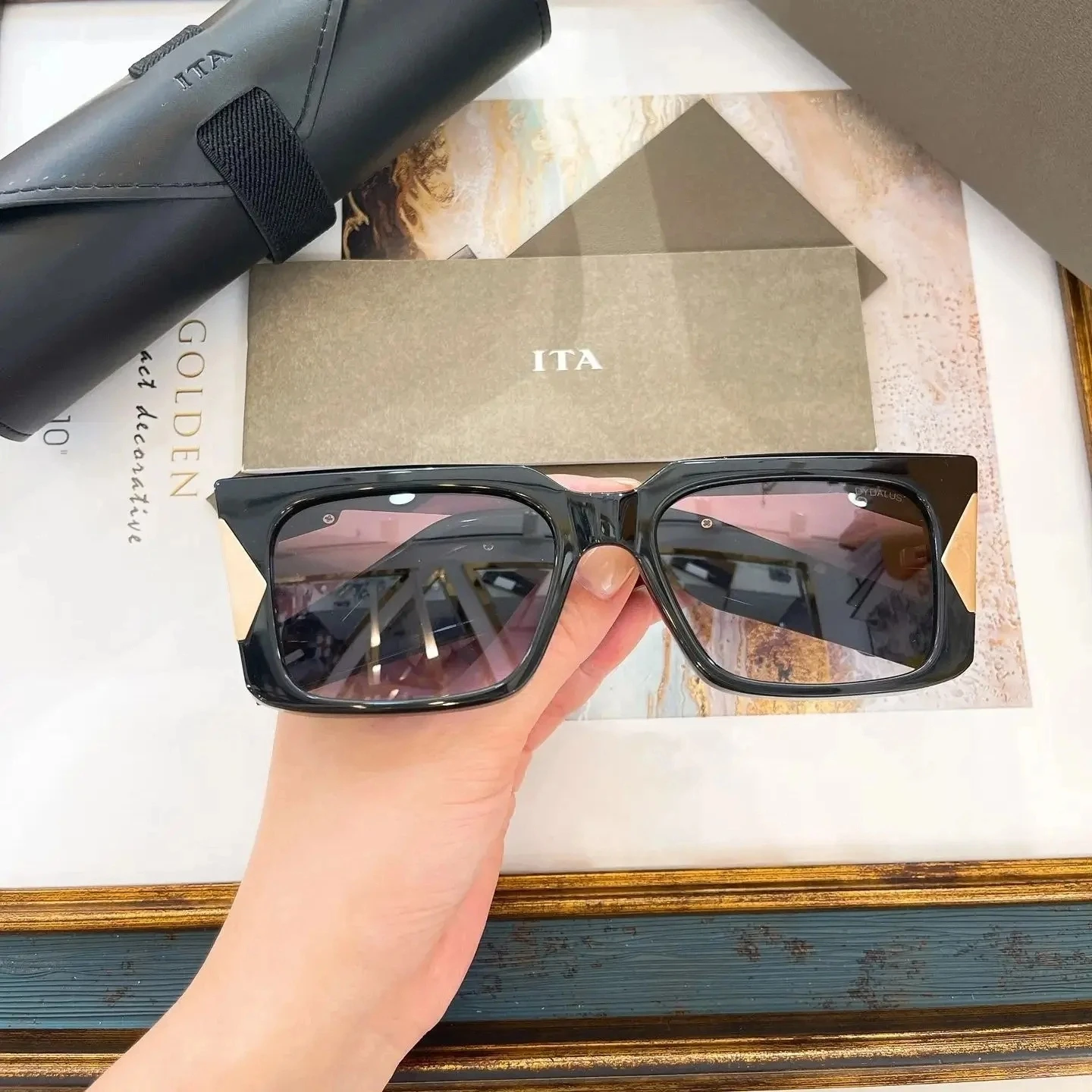 

New RETRODITA DTS411 Acetate Frame UV400 Polarized Womens Sunglasses Classic Casual Popular Business Premium Men's Sun Glasses