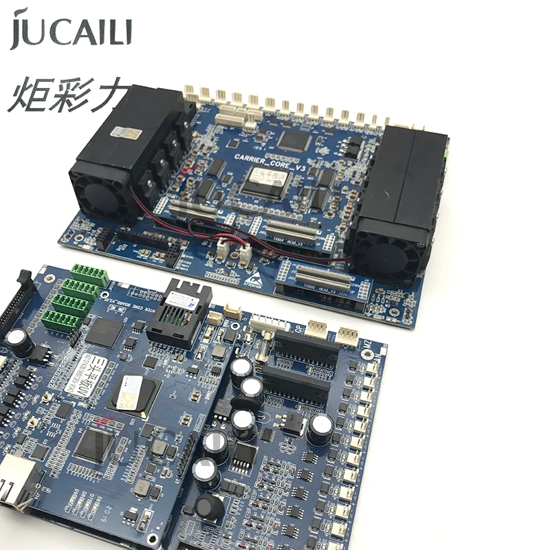 Jucaili Senyang board kit for EPS XP600/TX800 3 heads carriage board main board for Audley UV flatbed printer