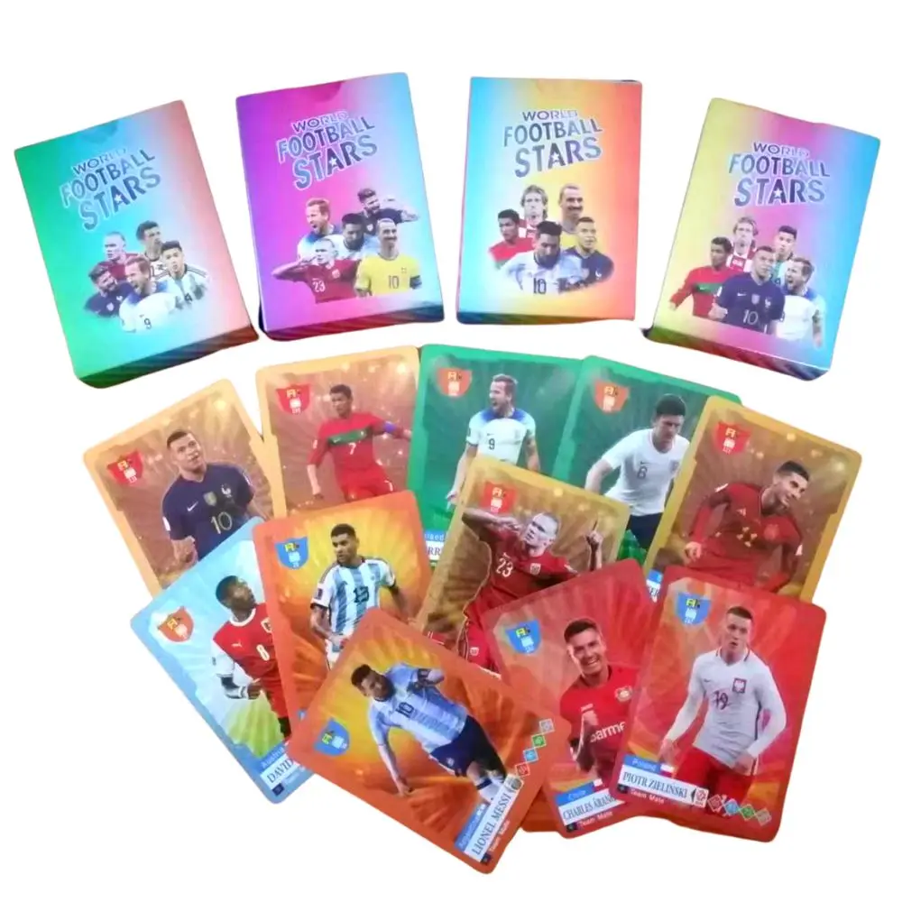 2023 Football Star Card Box Soccer Star Collection Footballer Limited Fan Cards Kids Gift Drop Shipping Wholesale