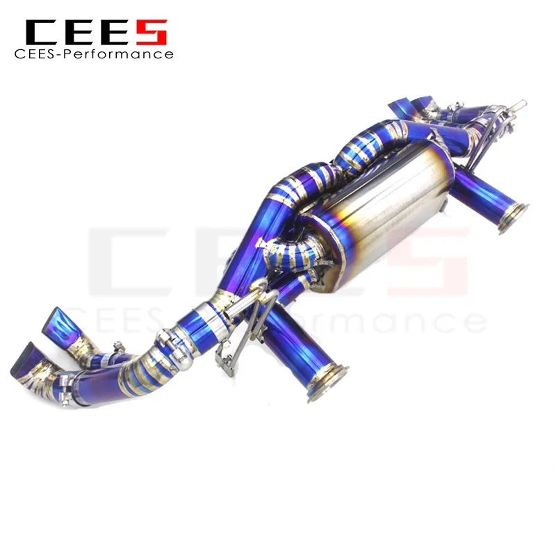 CEES Catback Exhaust System for Audi R8 V8/V10 4.2/5.2 2017-2023 Tuning Performance   Exhaust with Valve