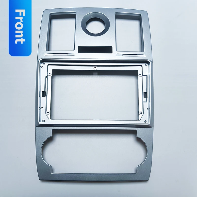 Car Radio Fascia Installation Panel For Chrysler 300C 2004 - 2011 Android 2 Din Stereo Mounting Bezel Faceplate Frame Kit
