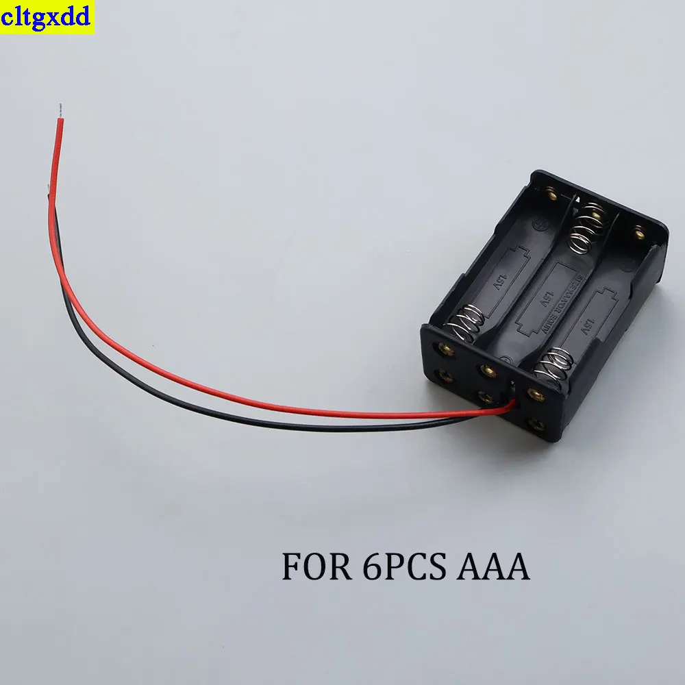cltgxdd 1piece is suitable FOR AAA battery case storage box+cable lead 2 3 4 6 8 card slot plastic battery container storage
