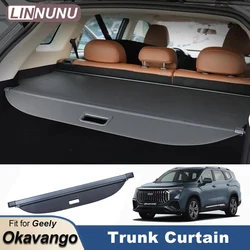 LINNUNU Car Trunk sunshad Curtain for Geely Okavango Haoyue L 2026 2025 2024 Luggage Covers Retractable Anti-peeping Accessories
