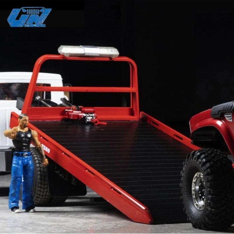 Crossrc 1/10 Wt4 Road Rescue Vehicle Hard Shell Dual-speed Differential Lock Simulation Remote Control Model Car