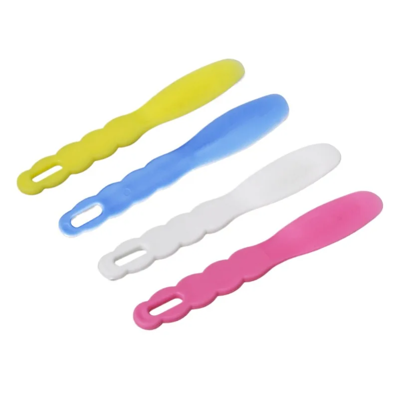 Dental Consumable, Multicolored Gypsum Stirring Spatula, Polymer Build, Alginate Blending Aid, Clinic Impression Paste Handler
