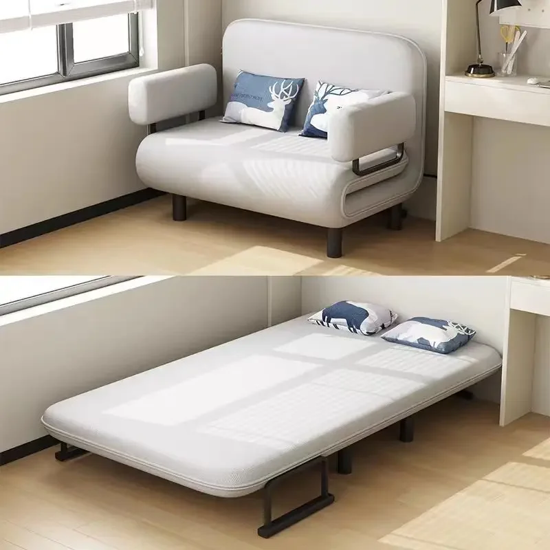 Sofa bed folding dual-purpose fabric so******ch break bed single double multi-function bed