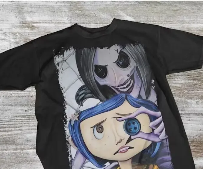 

Coraline Movie SHirt, Halloween Coraline Movie SHirt, Scary night