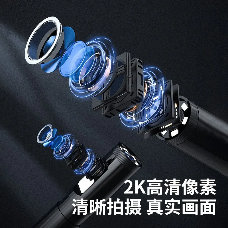 WiFi Endoscope W600 Pipeline Industrial Handle Detector Auto Repair Air Conditioning Detection Endoscope