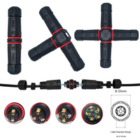 YXY IP68 M20 Waterproof Cable Connector 2/3/4/5 Pin Screw Wiring Terminal Wire Connectors for Electrical Light Junction Box