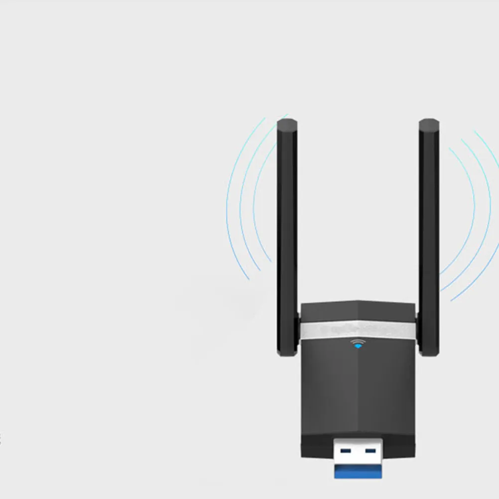 1200Mbps Ac Dual Band USB WiFi Adapter Portable High Performance Wireless Network Adapter for Home Office Streaming Gaming Weak