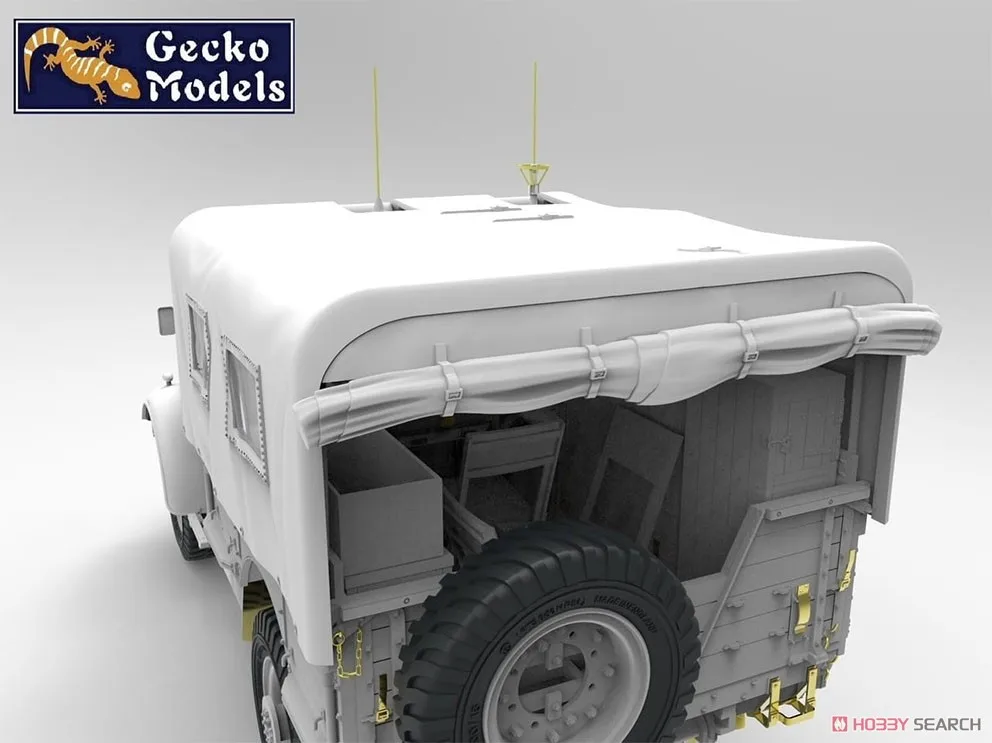 Gecko 35GM0061 1/35 WWII British MWR FFW Radio Command Truck Scout Car Plastic Building Hobby Craft Toy Assembly Model Kit