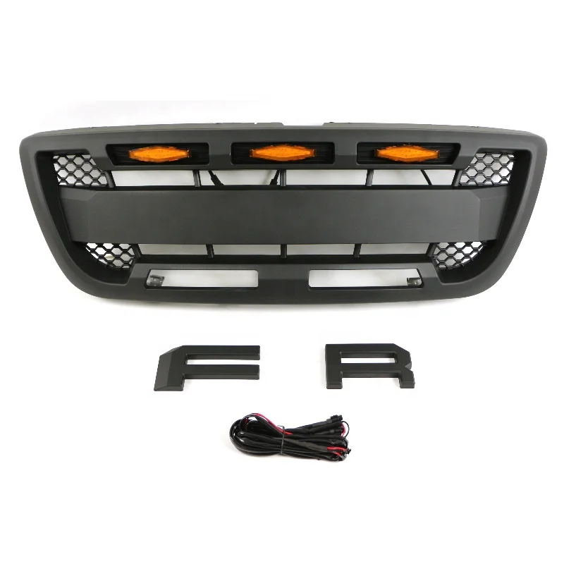 

Off Road Auto Parts Other Exterior Accessories Front Bumper Grill Car Grille With Lights Fit For 1998-2000 Ranger