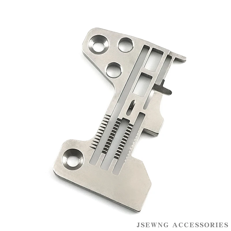 Gauge Set For JUKI MO-3616, MO-3916 5-Thread Overlock Sewing Machine Needle Plate R4612-J0F-D00 Presser Foot 121-54258 (4.8x4.8)