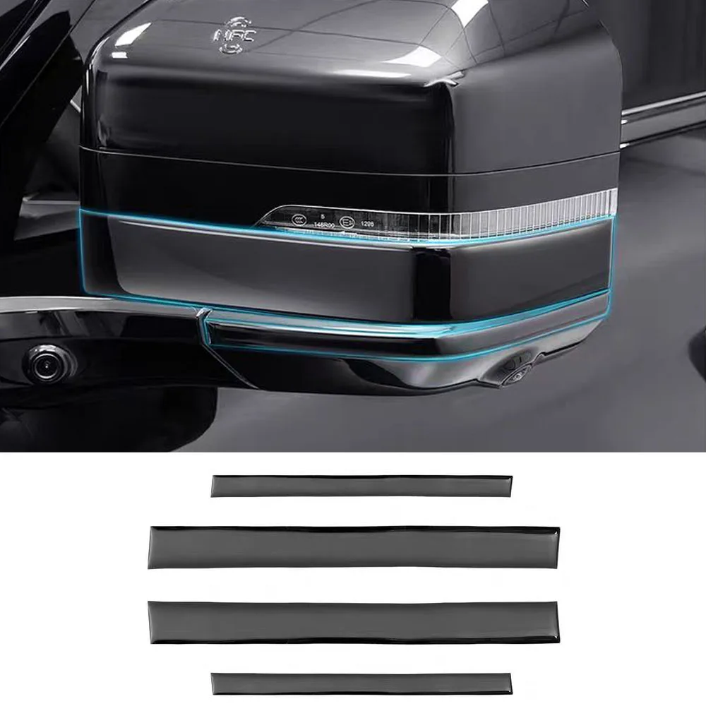 

Зеркало заднего вида, полоса для предотвращения столкновений, зеркало заднего вида, наклейка против царапин, автомобильные аксессуары, пригодные для выравнивания, леопарда, титан 7,