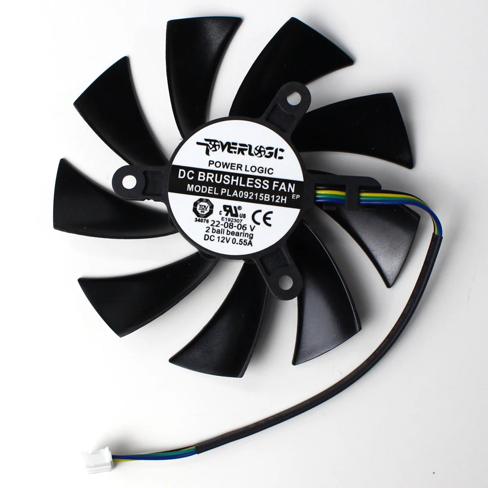 

PLA09215B12H 87mm Graphics Card Cooling Fan Replacement for MSI N560 570 580GTX HD68 EVGA GTX 950 960 1060 SC Gaming Cooler Fan