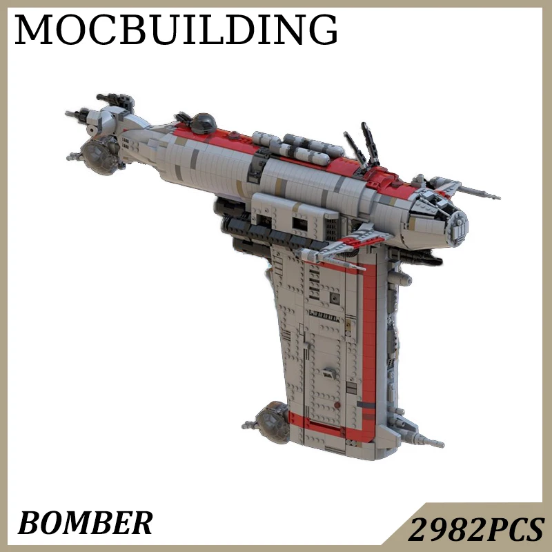 

Bomber Model Spaceship MOCBUILDING Blocks Bricks Display Model Construction Toys Present Birthday Gift