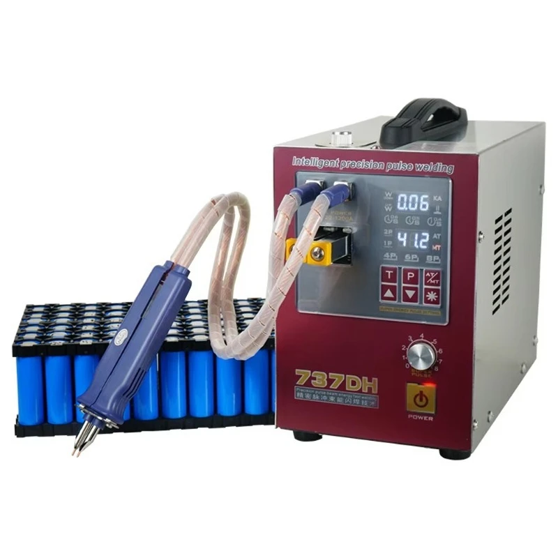 4.3KW18650 lithium battery welding machine New type auto small delay nickel induction spot welder 737DH touch spot welder