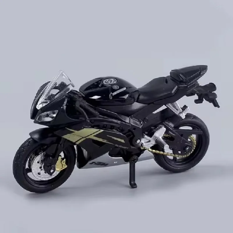 1:18 Scale Yamaha R6 Alloy Scooter Sport Bike Figurines Diecasts Kids Toy Motorcycle Racing Model Replicas Collect Gift for Boys