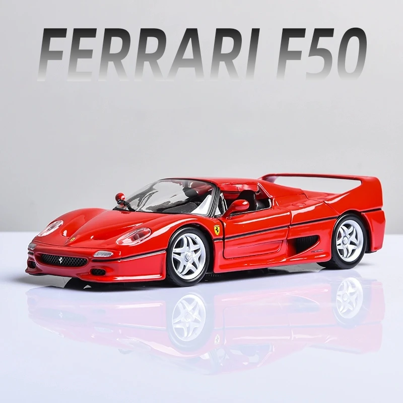 Bburago 1:24 Scale Ferrari F50 Alloy Luxury Vehicle Diecast Cars Model Toy Collection Gift