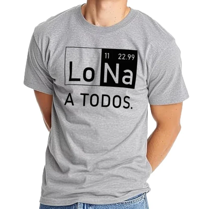 Hommes t-shirts je déteste tout T-shirt Na drôle chimie Sapnish blagues à manches courtes Cototn taille ue doux été un