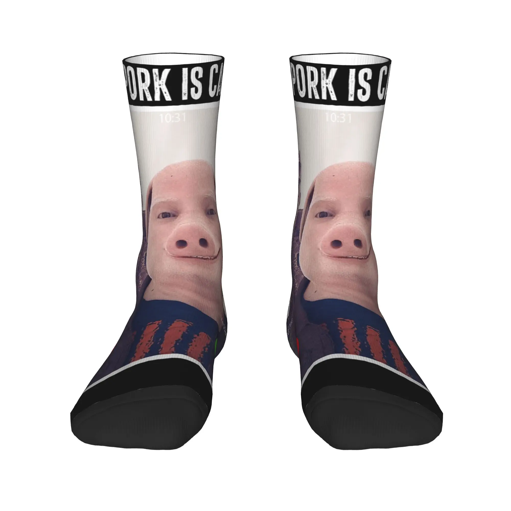 جون بورك الرد على المكالمات جوارب الهاتف Harajuku جوارب النساء الرجال لينة تنفس الجوارب في الهواء الطلق الشتاء الرسم عدم الانزلاق الجوارب